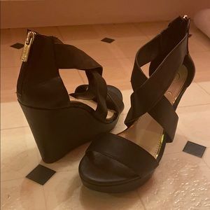 Jessica Simpson Black Wedge